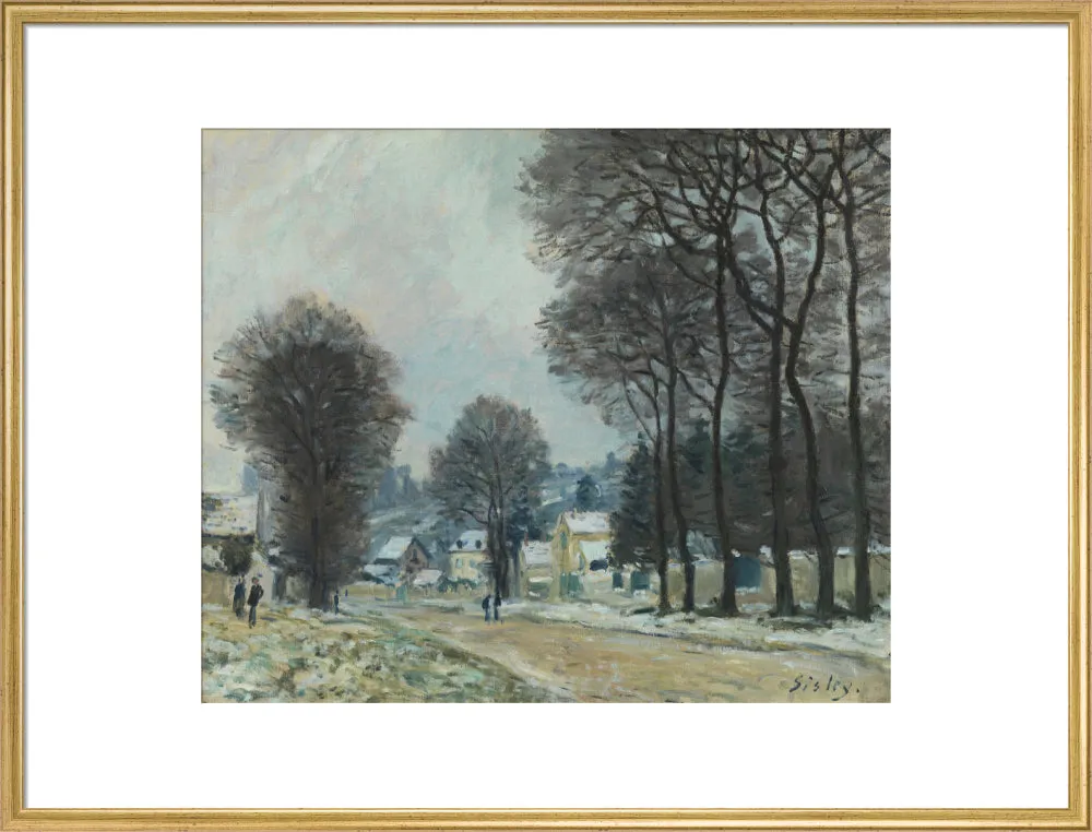 Alfred Sisley, Snow at Louveciennes