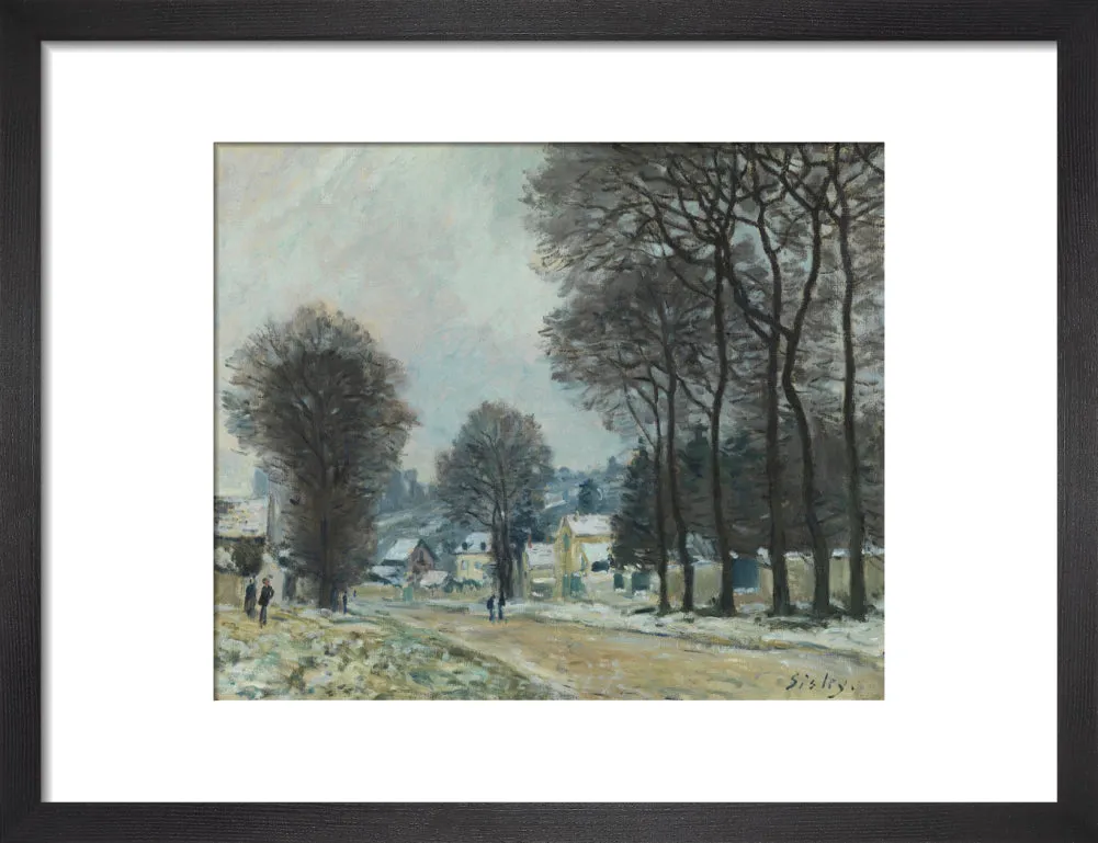 Alfred Sisley, Snow at Louveciennes
