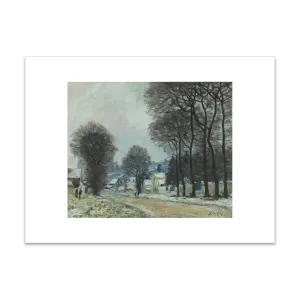 Alfred Sisley, Snow at Louveciennes