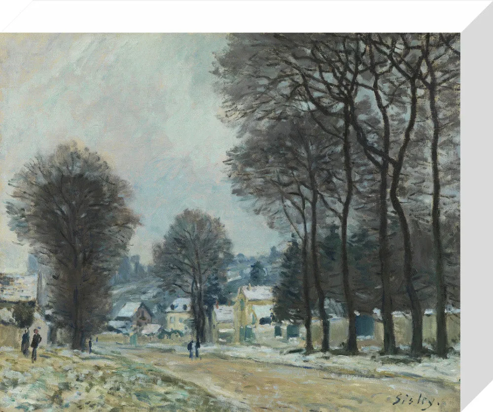 Alfred Sisley, Snow at Louveciennes