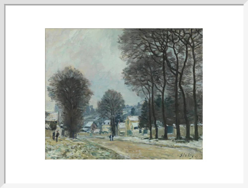 Alfred Sisley, Snow at Louveciennes