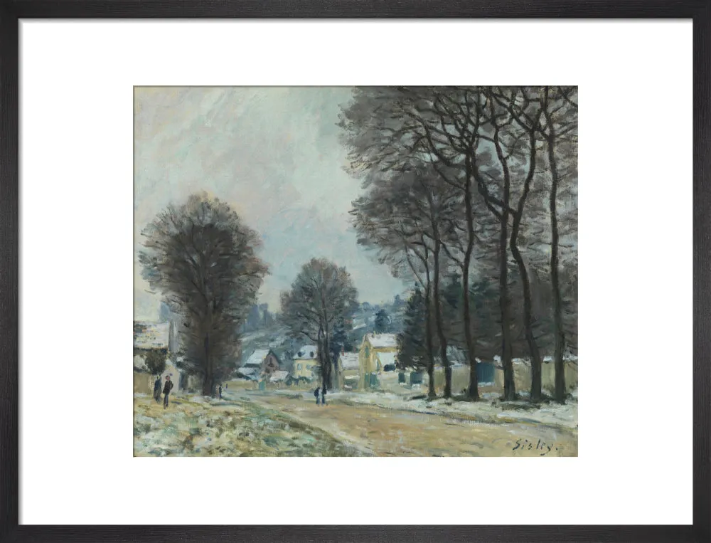 Alfred Sisley, Snow at Louveciennes