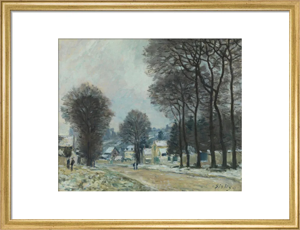 Alfred Sisley, Snow at Louveciennes