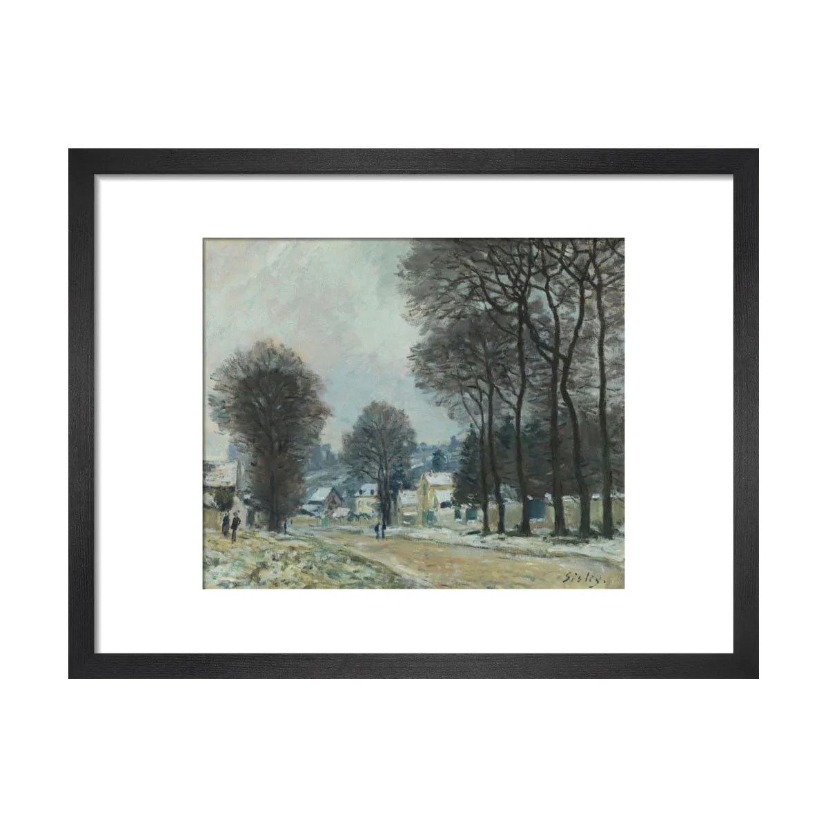 Alfred Sisley, Snow at Louveciennes