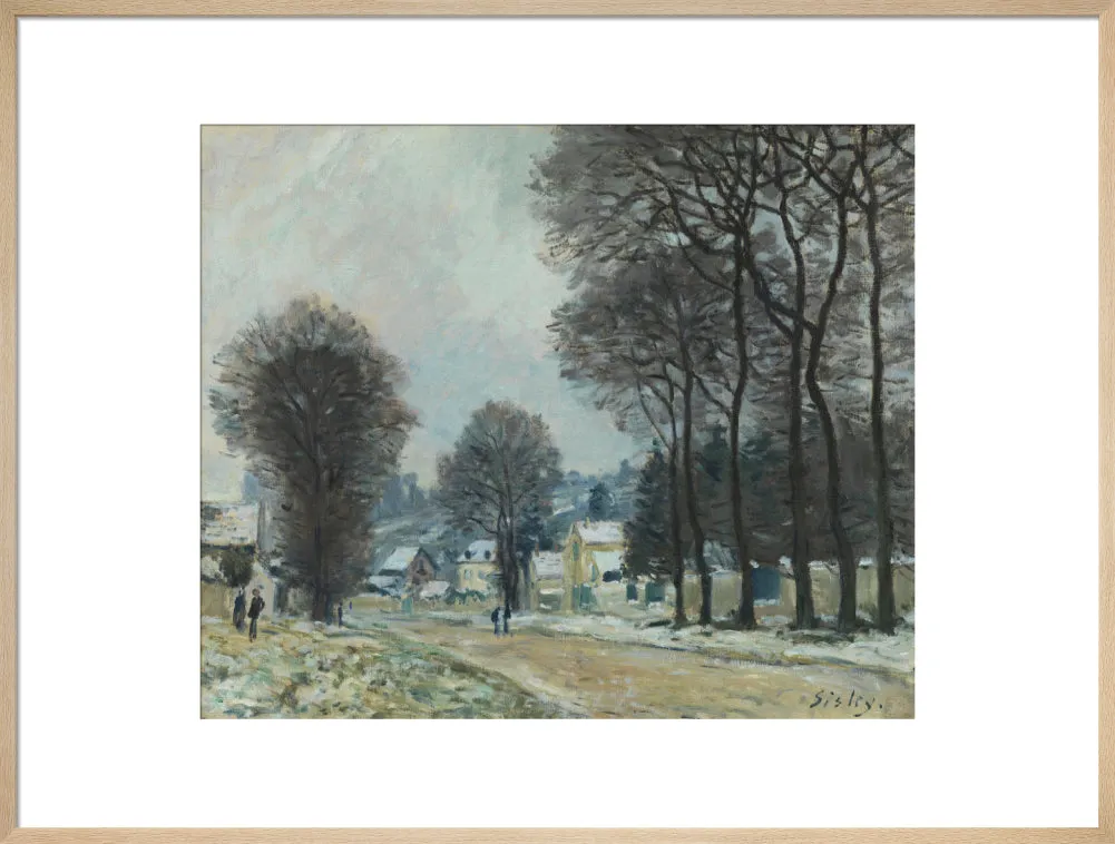 Alfred Sisley, Snow at Louveciennes