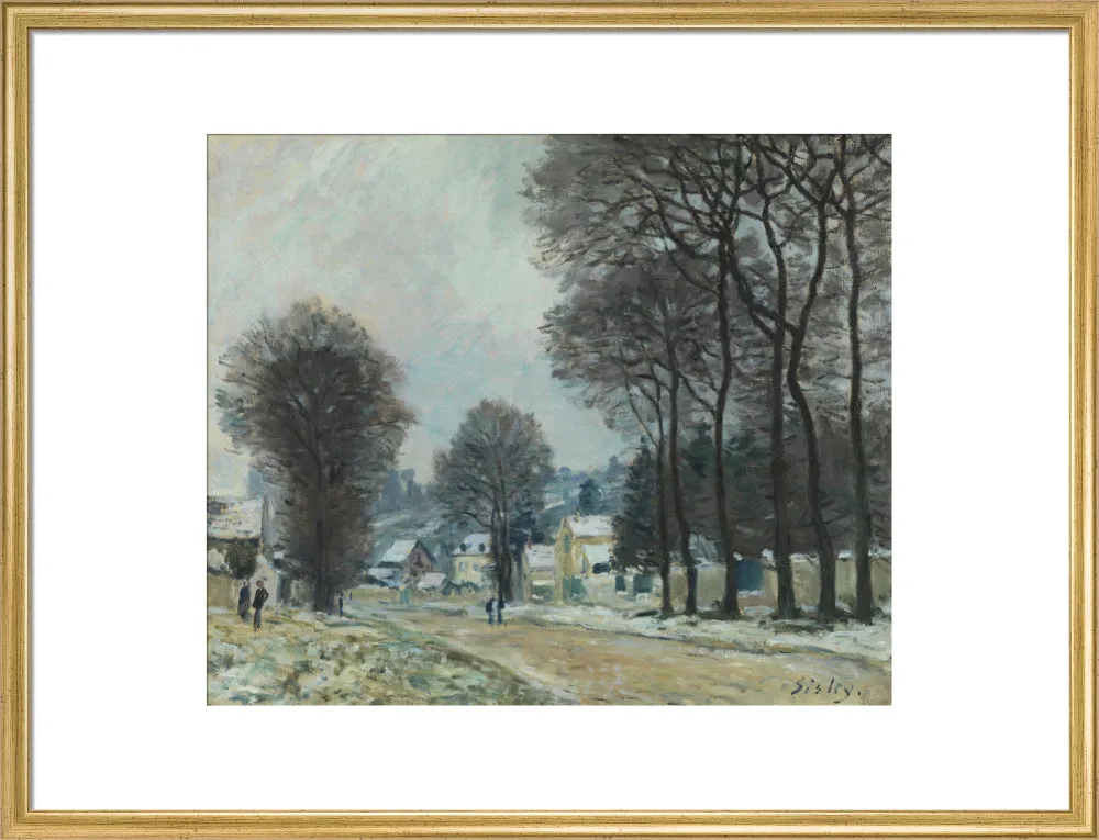 Alfred Sisley, Snow at Louveciennes