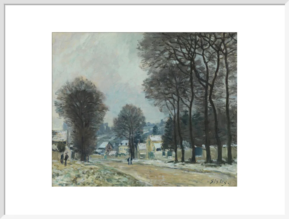 Alfred Sisley, Snow at Louveciennes