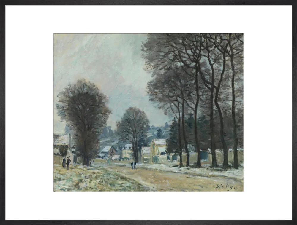 Alfred Sisley, Snow at Louveciennes