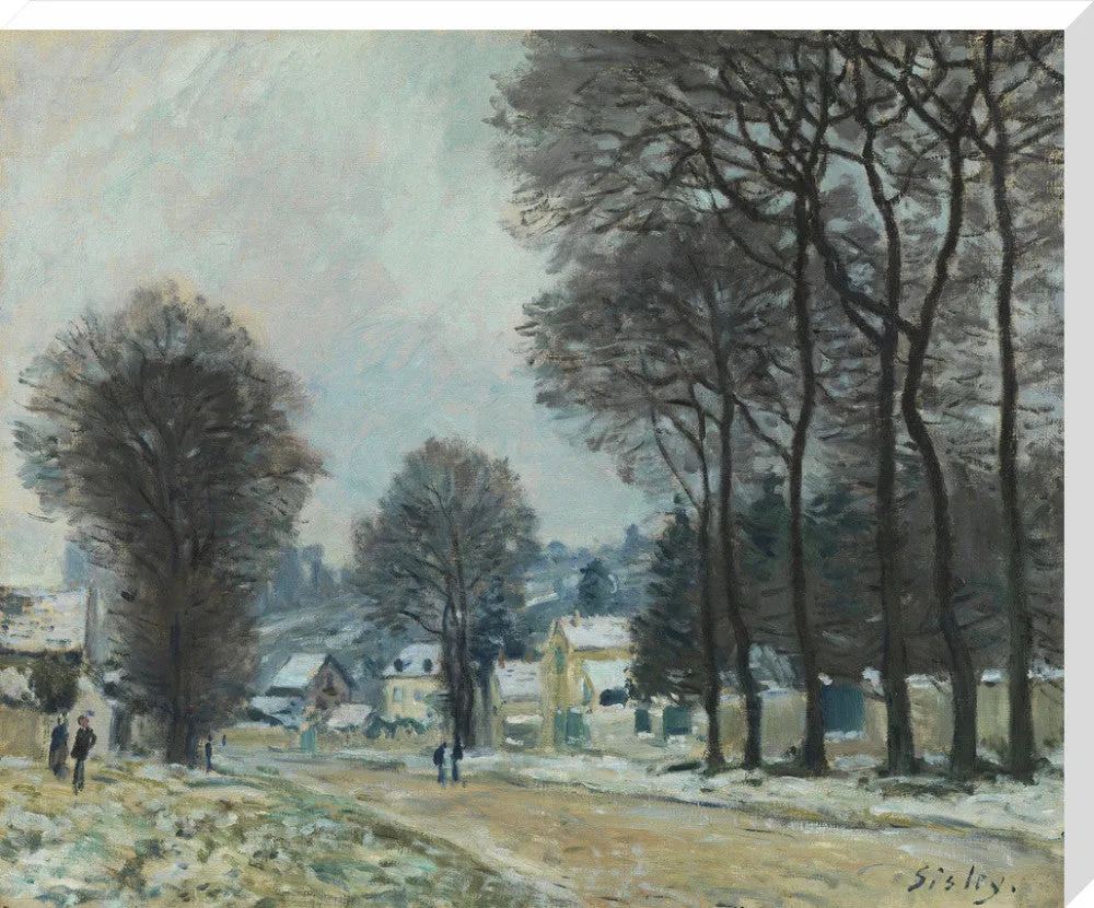 Alfred Sisley, Snow at Louveciennes