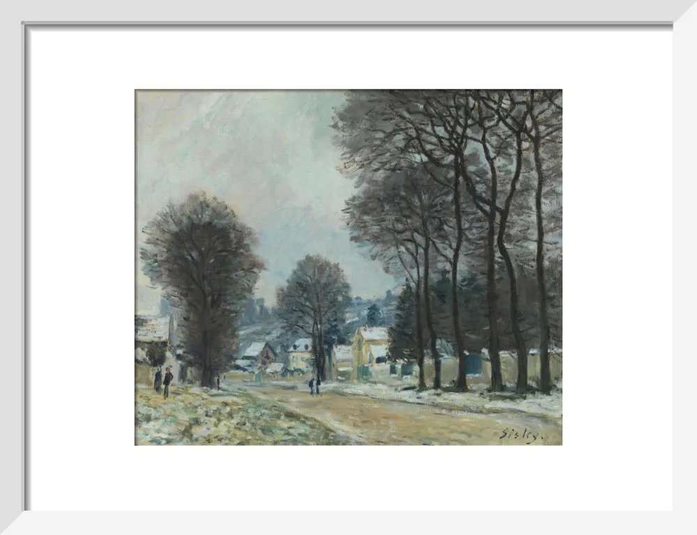 Alfred Sisley, Snow at Louveciennes