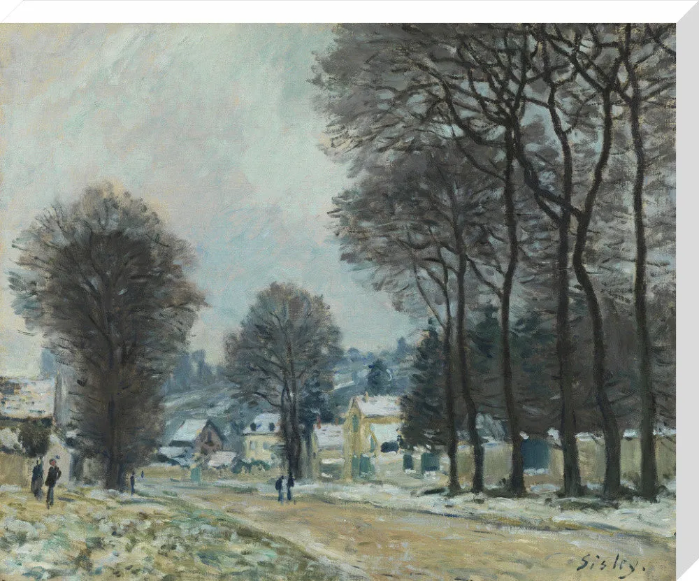 Alfred Sisley, Snow at Louveciennes