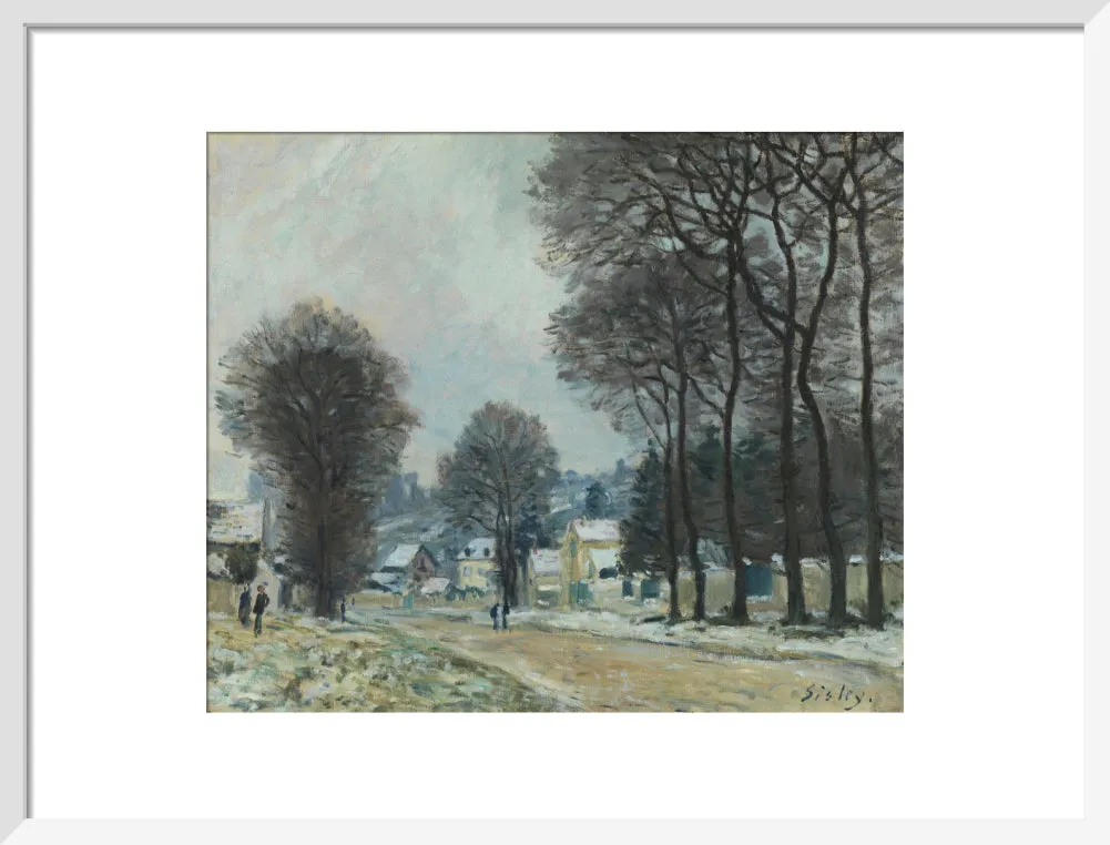 Alfred Sisley, Snow at Louveciennes