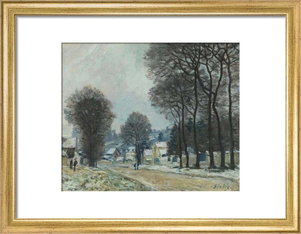Alfred Sisley, Snow at Louveciennes