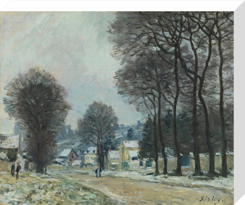 Alfred Sisley, Snow at Louveciennes