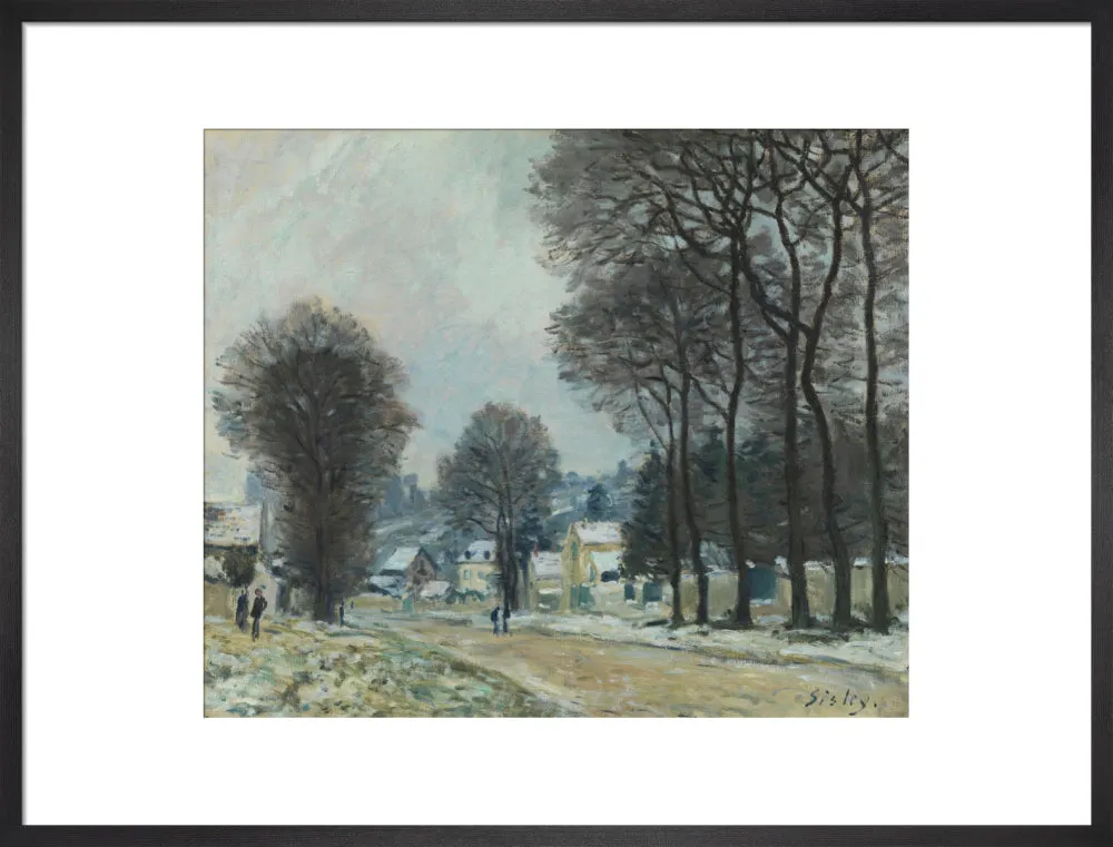 Alfred Sisley, Snow at Louveciennes