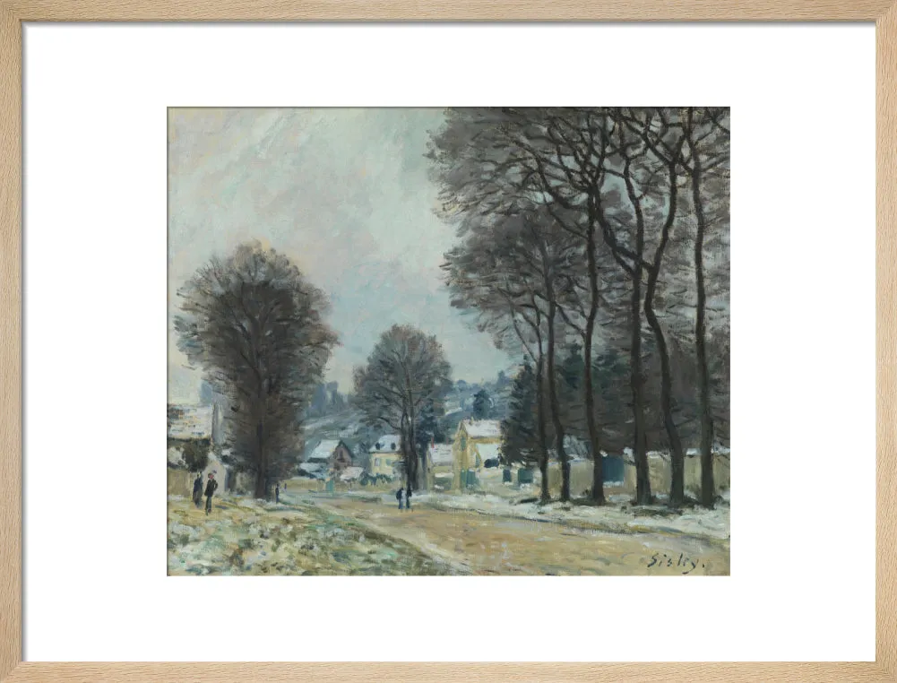 Alfred Sisley, Snow at Louveciennes