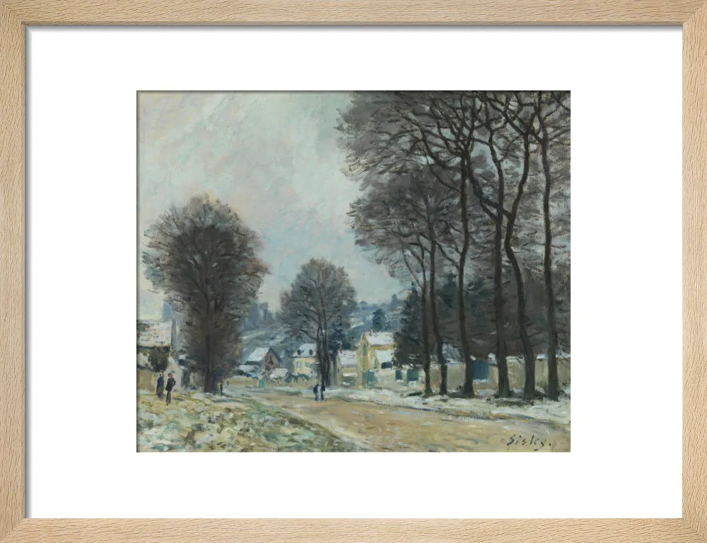 Alfred Sisley, Snow at Louveciennes