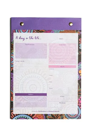 Celebration A5 Daily Planner Notepad