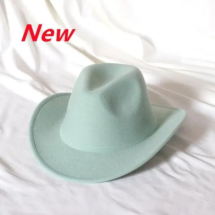 Cowboy hat  monochrome felt  Men and Women