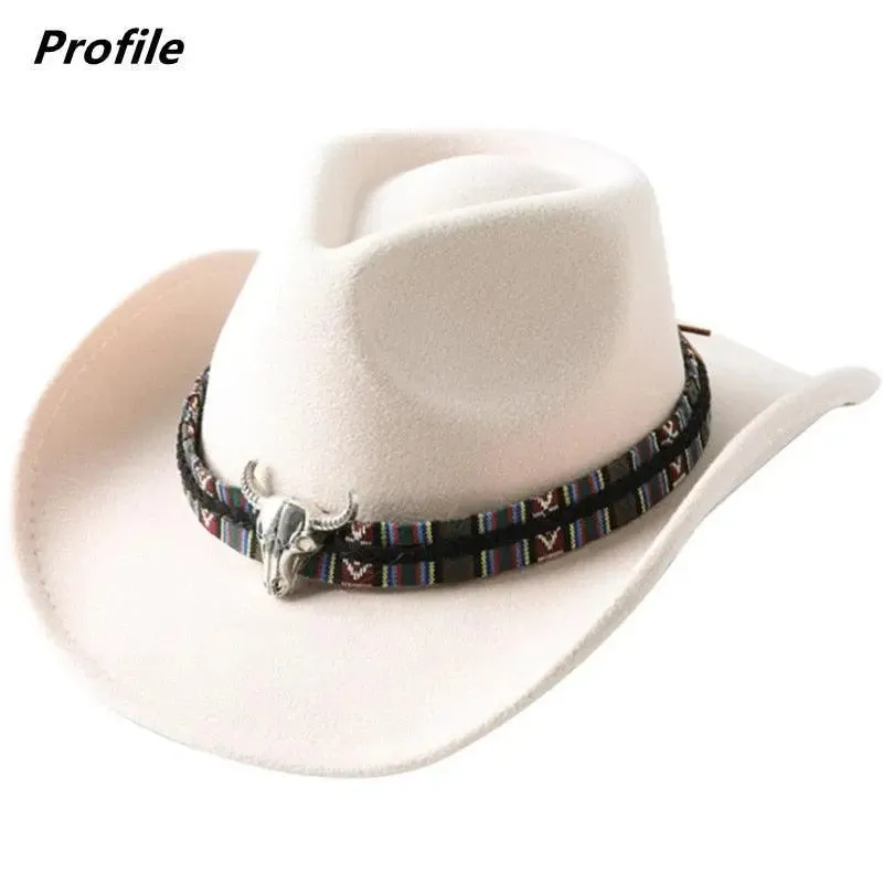 Cowboy hat  monochrome felt  Men and Women