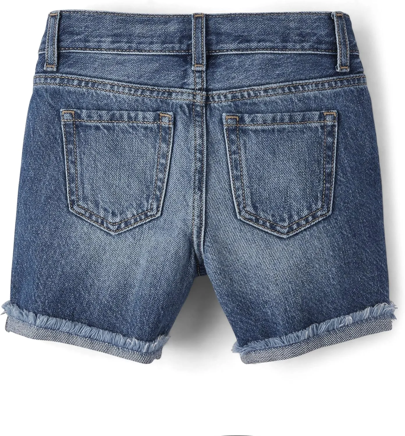 Denim Midi Shorts