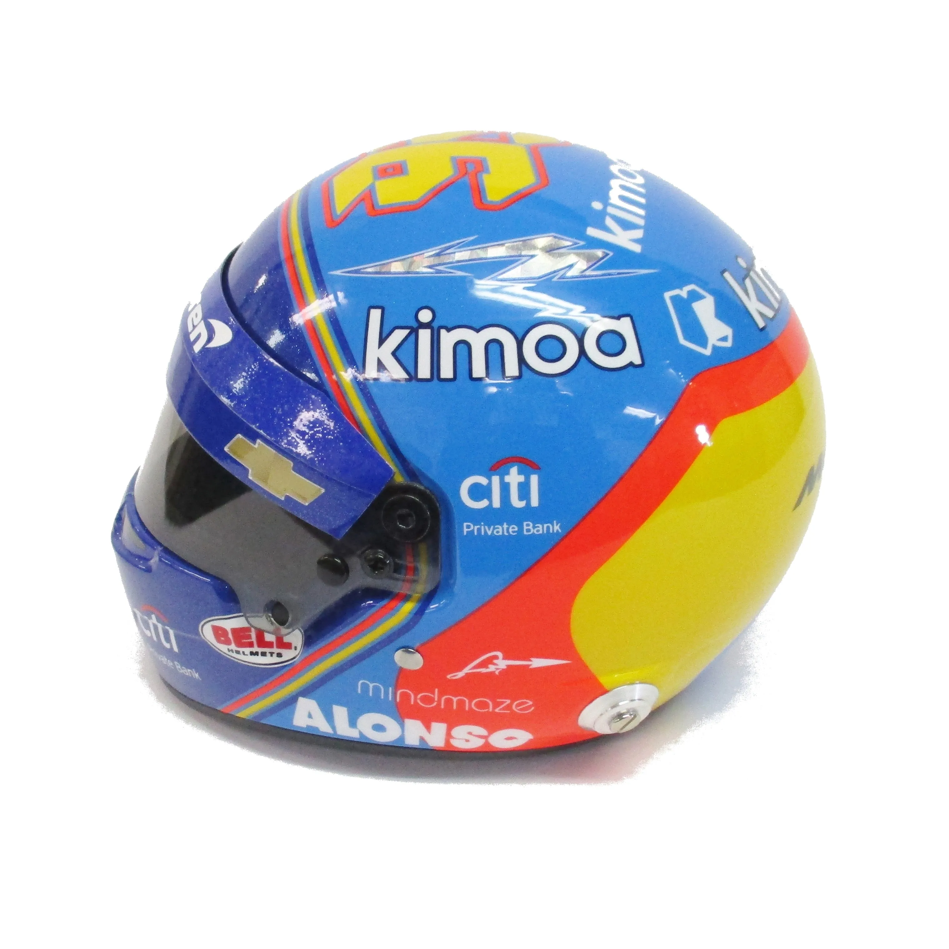 Fernando Alonso McLaren 1:2 Scale Mini Helmet