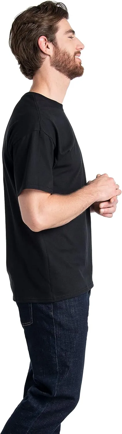 Fruit of the Loom Men's Eversoft Cotton T Shirts, Breathable & Moisture Wicking with Odor Control, Sizes S-4x