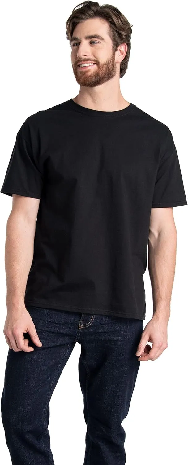 Fruit of the Loom Men's Eversoft Cotton T Shirts, Breathable & Moisture Wicking with Odor Control, Sizes S-4x