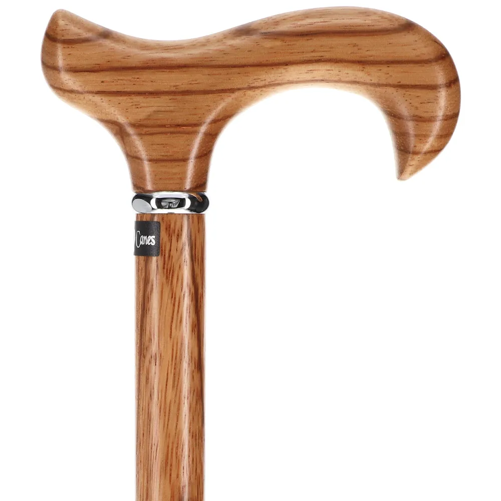 Genuine Rosewood Derby Cane: Luxuriously Rich & Exotic Wood