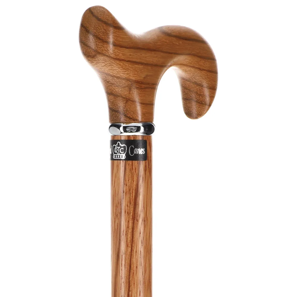 Genuine Rosewood Derby Cane: Luxuriously Rich & Exotic Wood