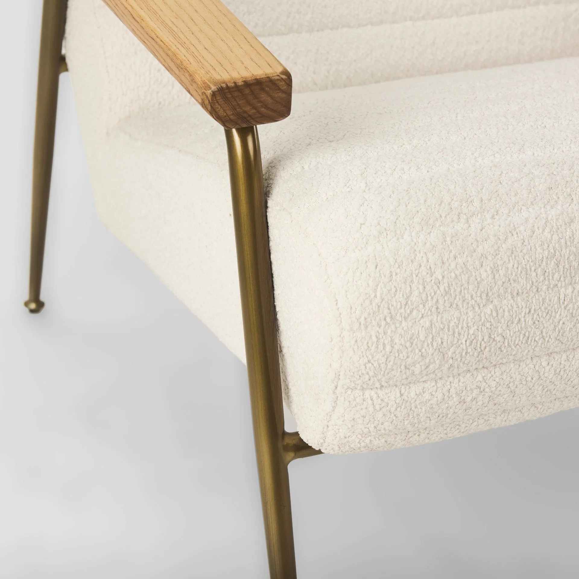 Grosjean Armchair | Cream Boucle