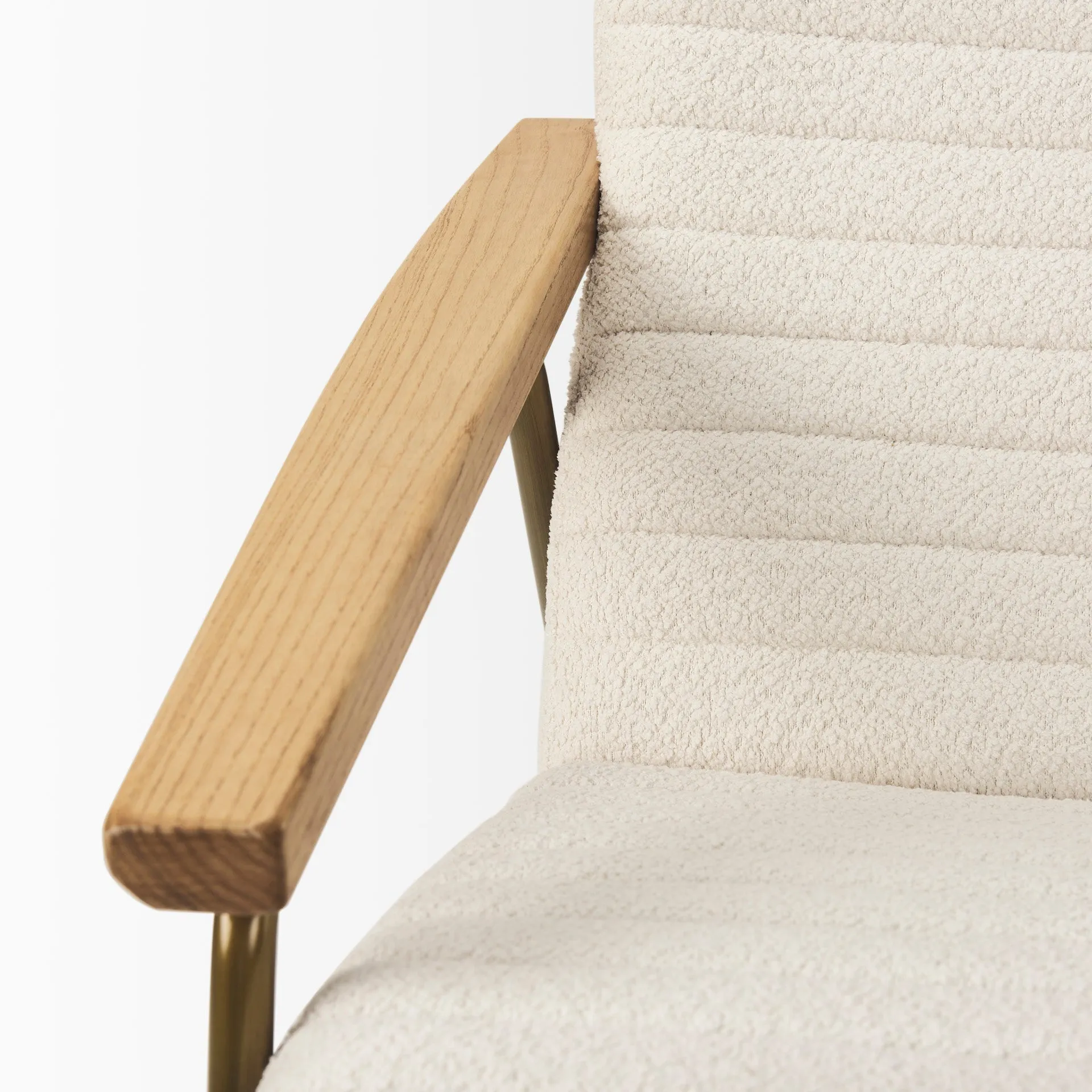 Grosjean Armchair | Cream Boucle