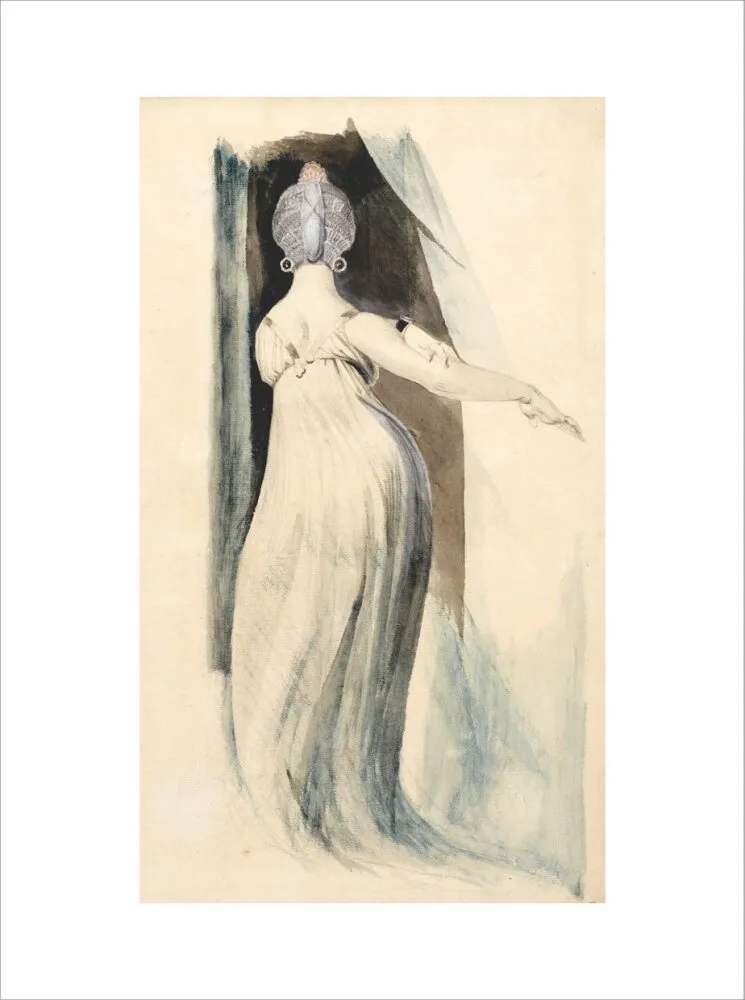 Henry Fuseli, Standing woman seen from the back