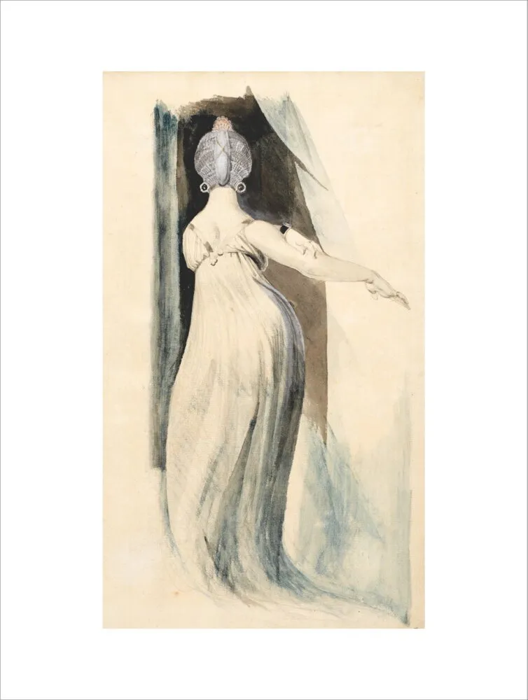 Henry Fuseli, Standing woman seen from the back