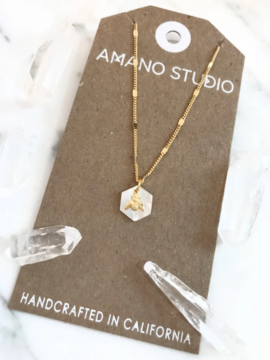 Honeybee Necklace by Amano Studio