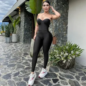 Janet Strapless Slim Fit Jumpsuit