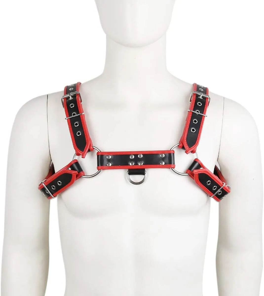 Men's Faux Leather Body Chest Harness Belt Shoulder Cage Belt Party Costume