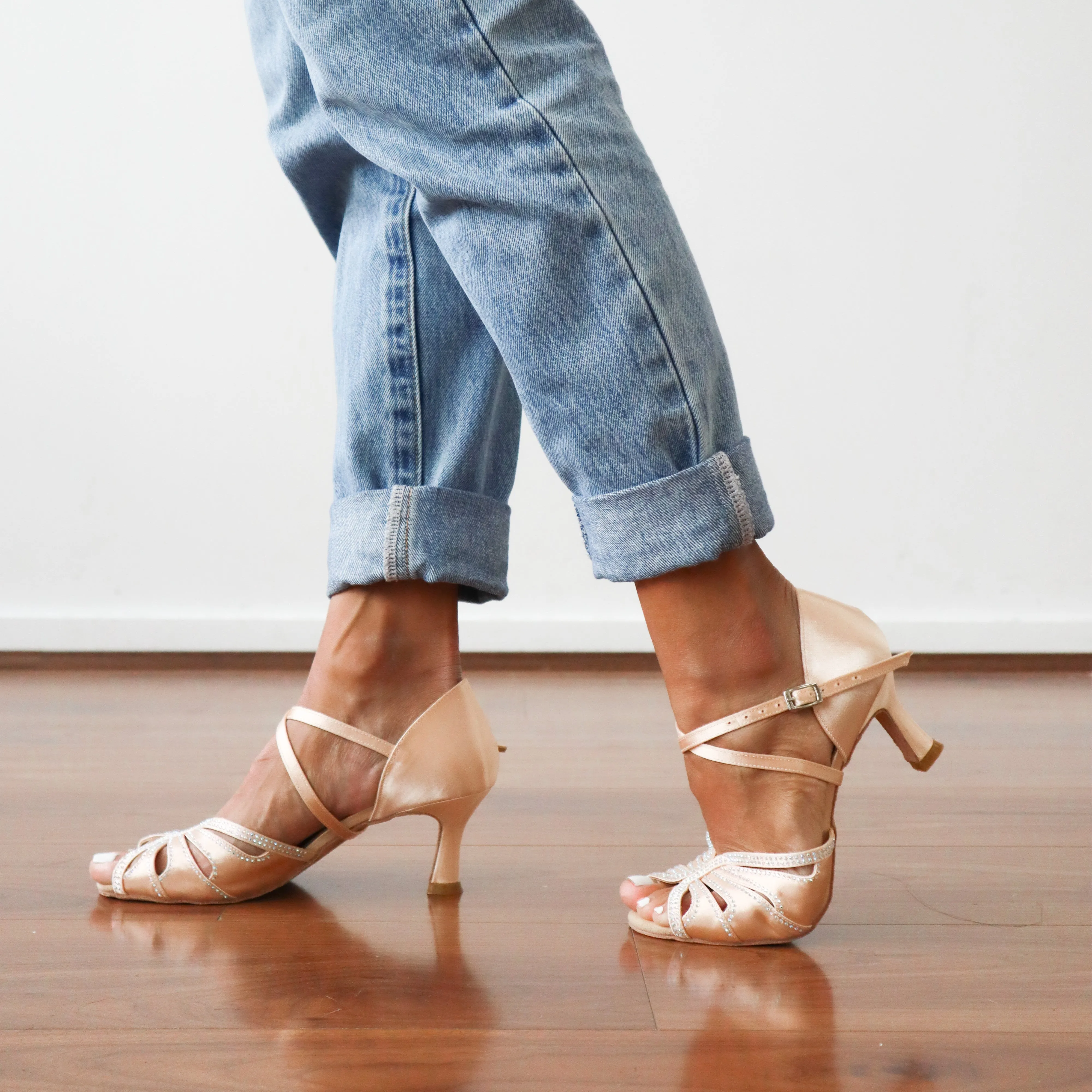 Monroe - 2.5" Latin Bridal Dance Heels