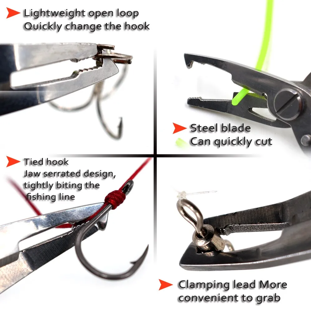 Multifunction Fishing Plier Scissor Braid Line Lure Cutter Hook Remover  Fishing Tackle Tool Cutting Fish Use Tongs Scissors