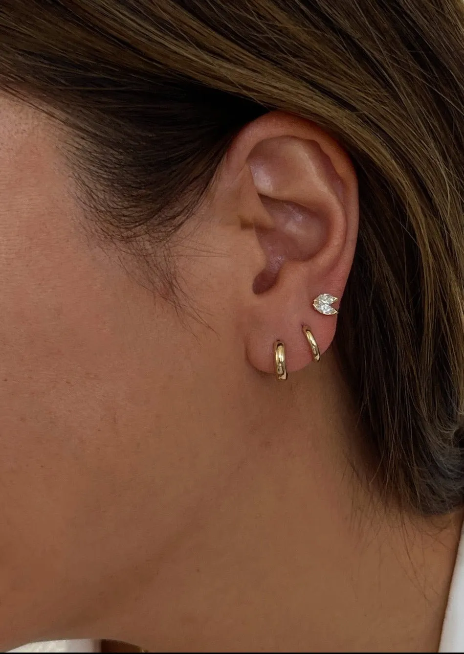 Petite & Classic Huggie Earring Stack
