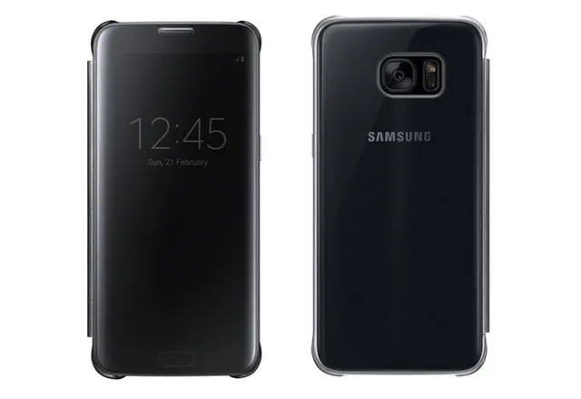 SAMSUNG Original Mirror Clear View Smart Cover Phone Case EF-ZG930 For Samsung Galaxy S7 G9300 S7 edge G9350 Rouse Slim Flip