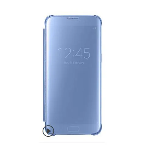 SAMSUNG Original Mirror Clear View Smart Cover Phone Case EF-ZG930 For Samsung Galaxy S7 G9300 S7 edge G9350 Rouse Slim Flip