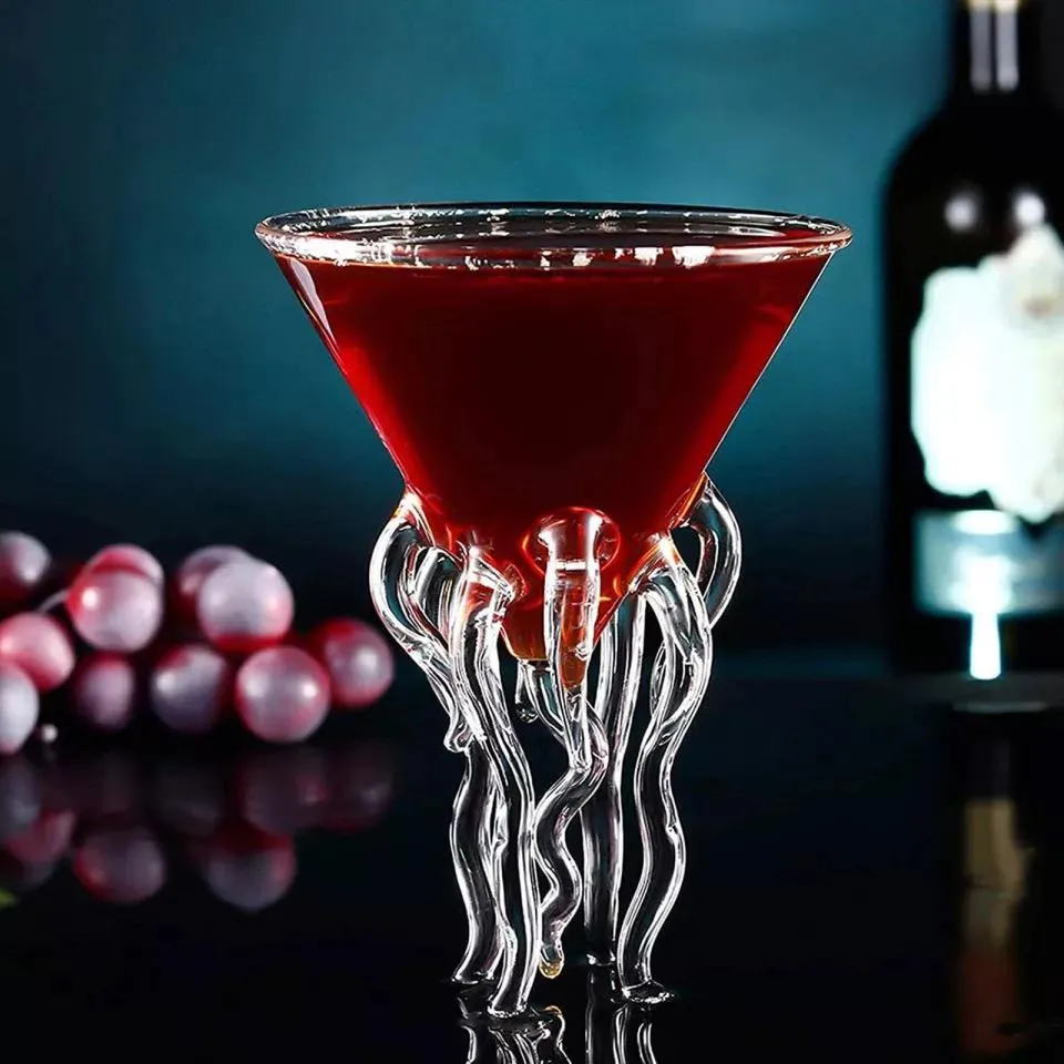 Statement Octopus Cocktail Glasses