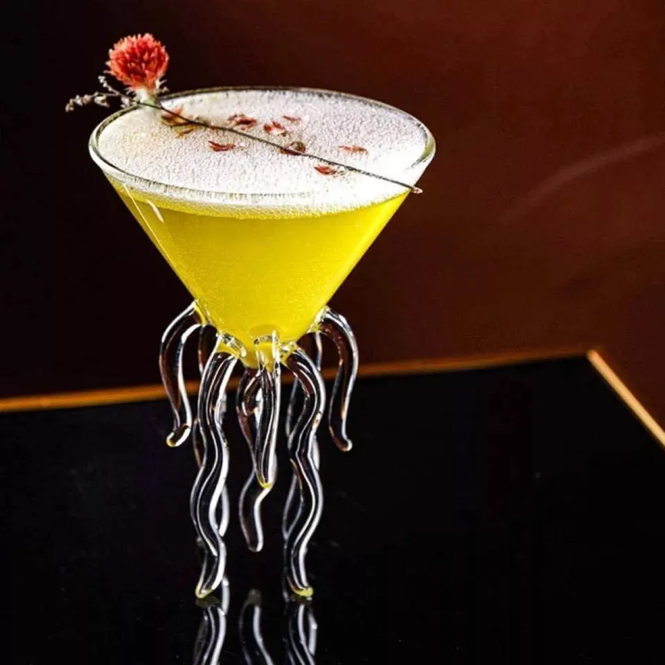 Statement Octopus Cocktail Glasses