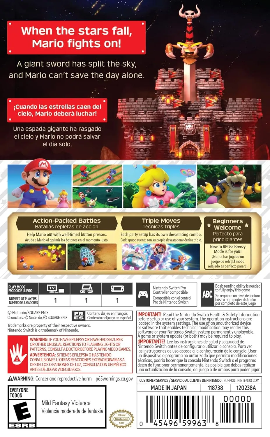 Super Mario RPG - Nintendo Switch (US Version)