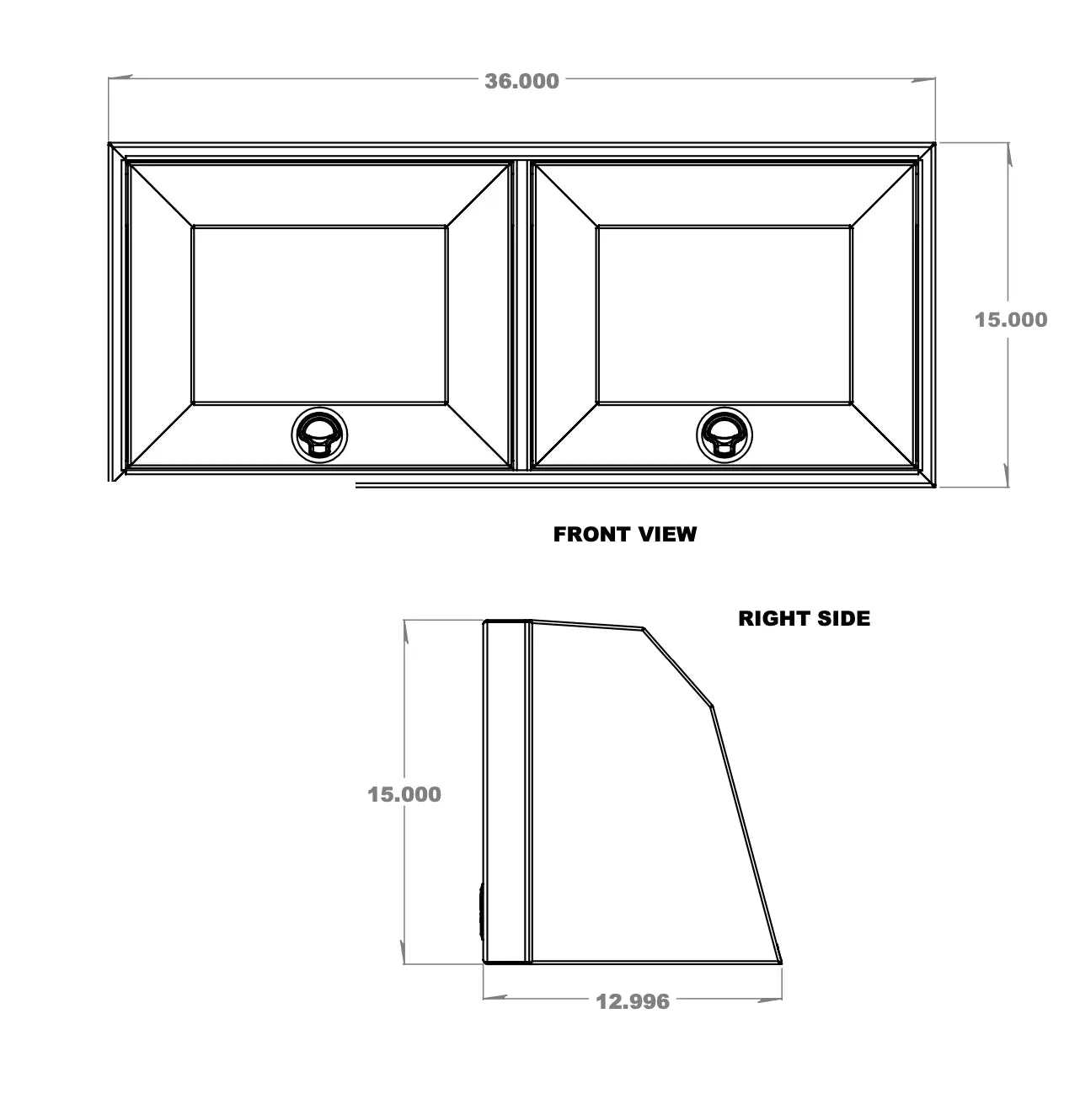 Van Wife 36" Upper Cabinet